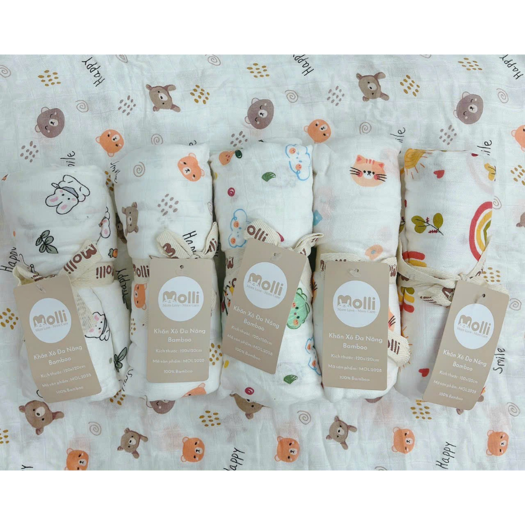 Khăn sợi tre ADEN & Anais KT 120*120cm