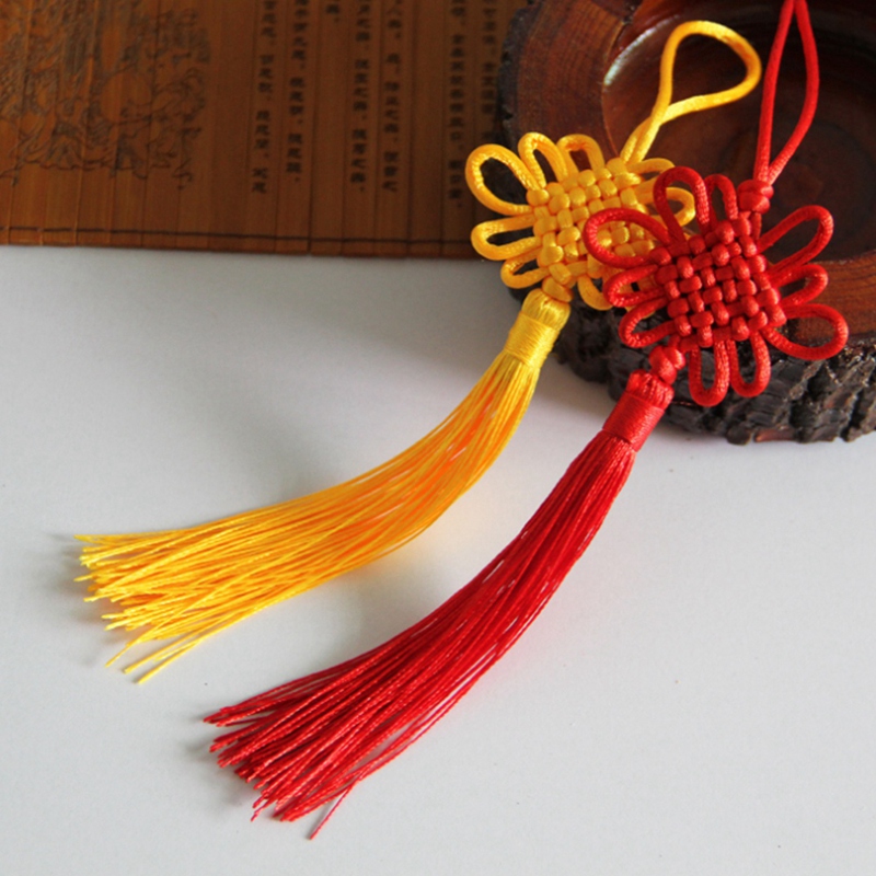 50 Pcs Handmade Red Chinese Knots Soft Tassels Holiday Gift For Spring  Festival, Special Gift For Ne
