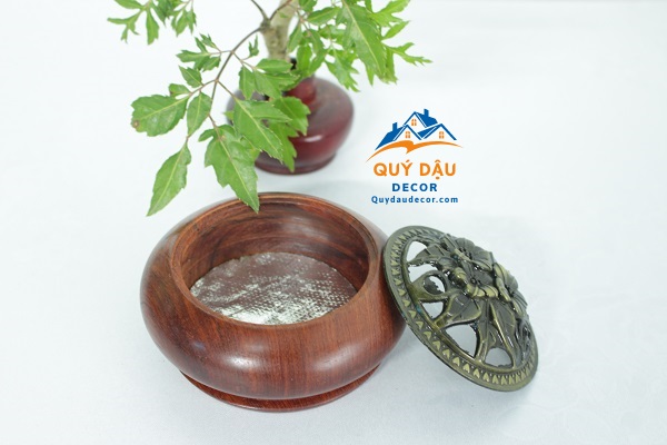 Lư Xông Trầm Gỗ Hương Đá Chuẩn