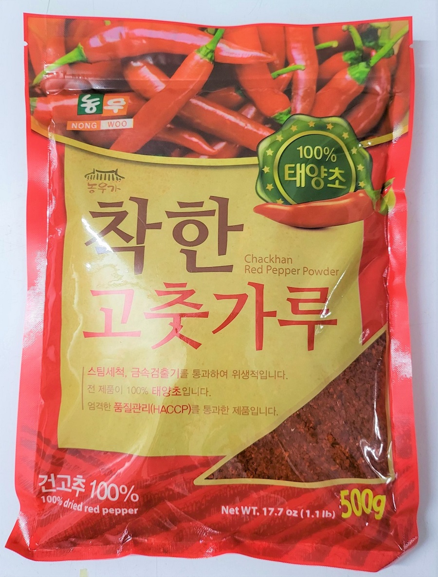 [Túi 500g – VẢY] BỘT ỚT ĐỎ [China] NONGWOO Chackhan Red Pepper Powder