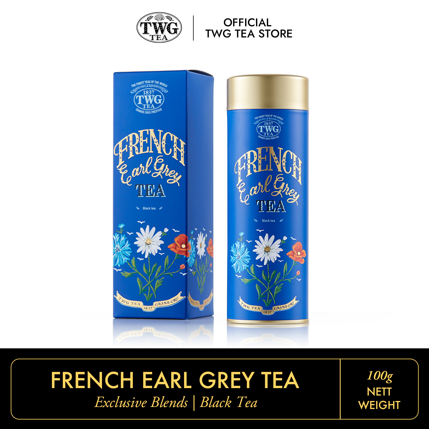 TWG Tea | French Earl Grey, Loose Leaf Black Tea Blend in Haute