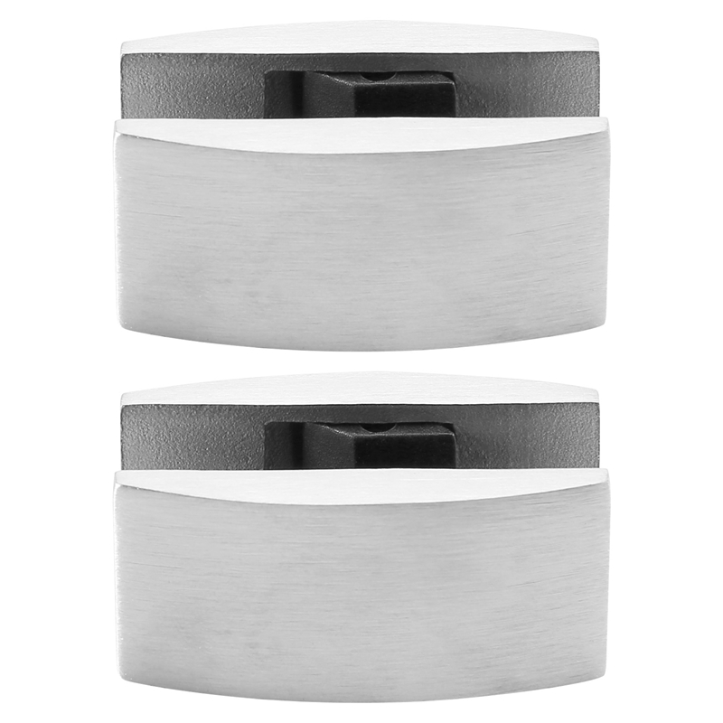 2PCS Floor Guide Glass Sliding Door Stainless Steel Floor Guide for