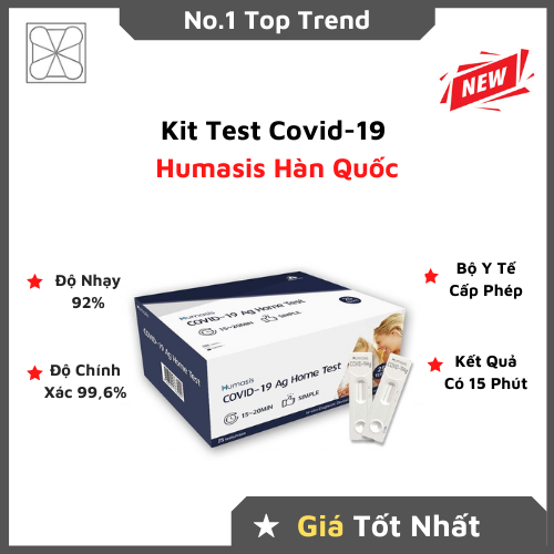 COMBO PARTY - 1,3,5,10,15 Kit Test Covid 19 Tại Nhà Humasis Hàn Quốc thumbnail