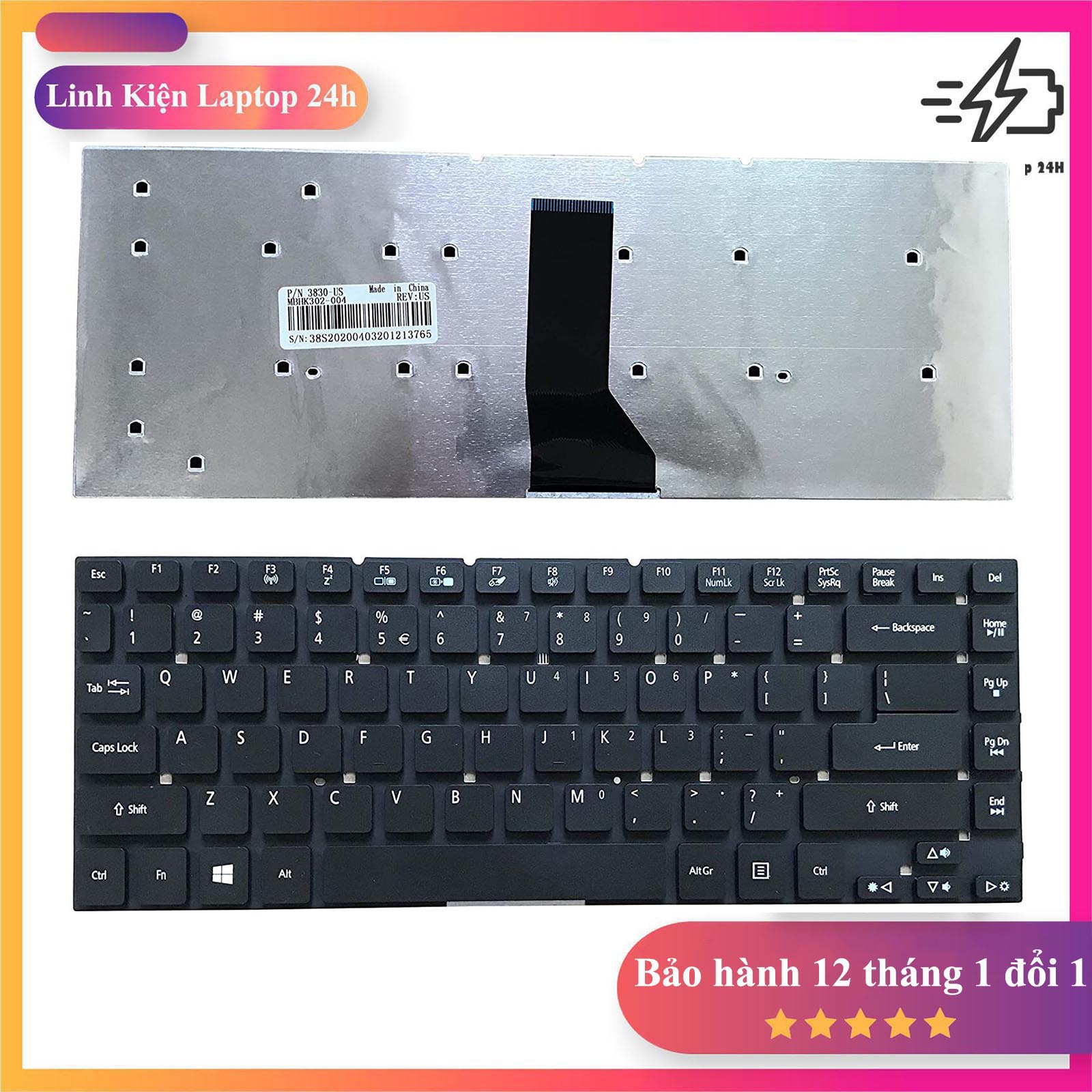 Bàn phím laptop acer aspire e5-471 e5-471g e5-472 e5-472g e5-473 e5-473g es1-520 es1-431 es1-411 ec-470g e5-472g e5-421