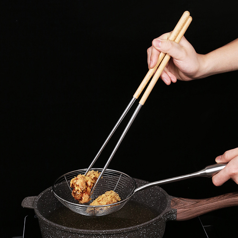 Kitchen%20accessories%20Stainless%20Steel%20Chopsticks%20Long%20Chopsticks%20Cook%20Noodles%20Deep%20Fried%20Hot%20Pot%20Chinese%20Chopsticks%20Reusable%20Metal%20Chopstick%20Tableware%20DFGGT%20-%20Image%202