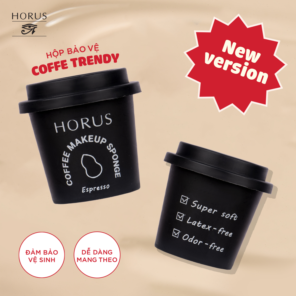 Mút trang điểm Horus Coffee Make Up Sponge