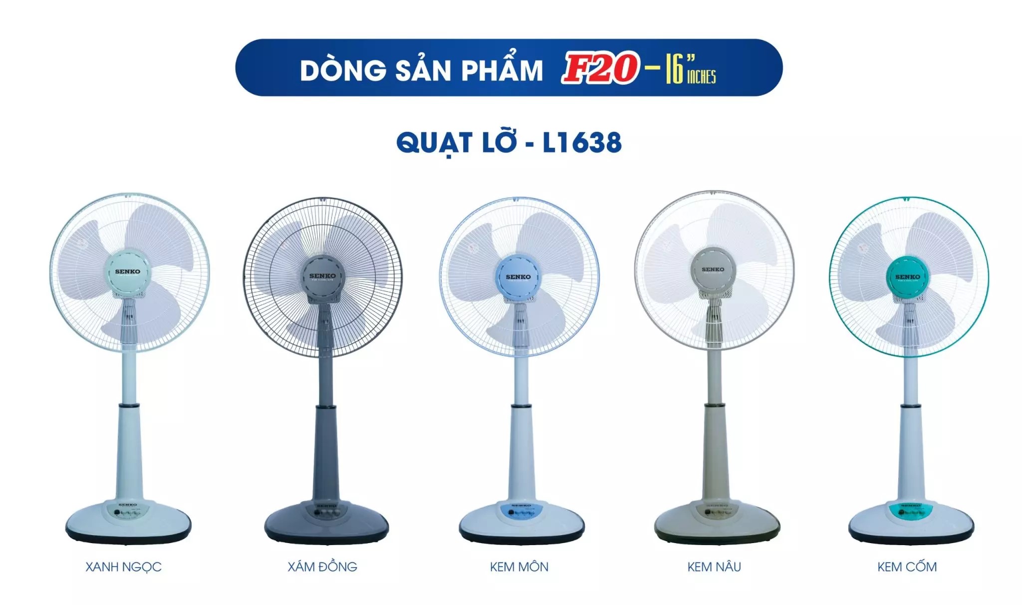 Quạt lỡ Senko L1638