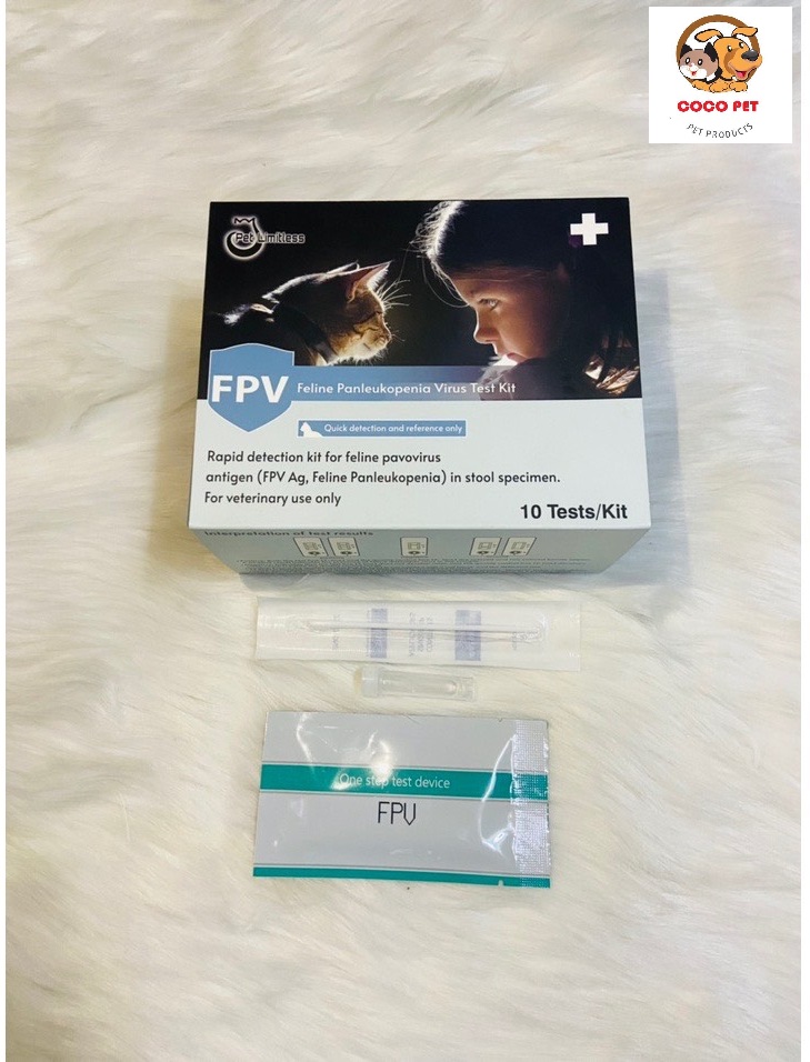 Bộ KIT Que Test Bệnh Parvo Và Care Cho Chó Mèo