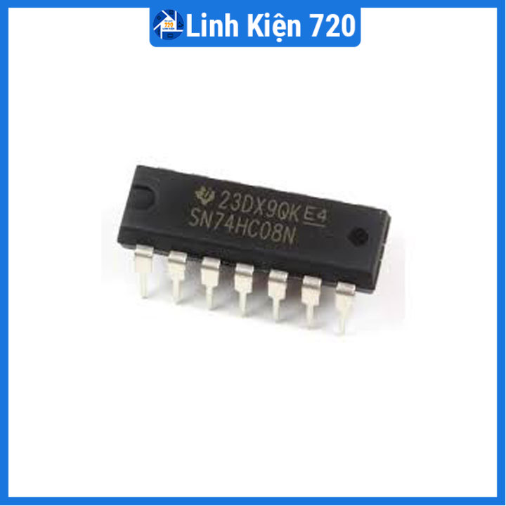 Bộ 2 IC 74HC08 2-Input AND DIP14