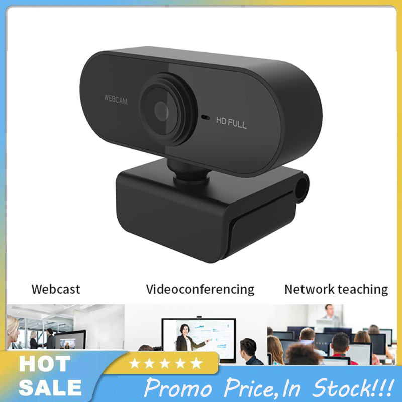 1080p Full Hd Webcam Built-in Microphone Usb Plug Web Cam Compatible For Mac Laptop Youtube Xbox Skype Pc Computer