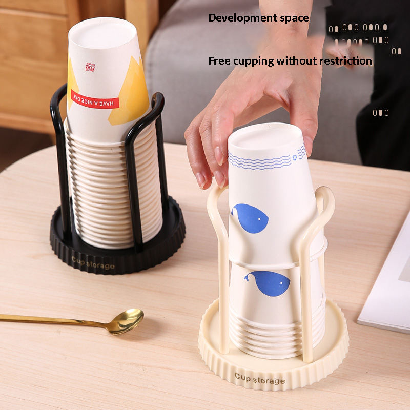 YONUO  giấy đơn giản ngăn để cốc hộ gia đình Cốc dùng một lần giá lưu trữ máy tính để bàn đa chức năng cà phê cốc trà sữa Giá Cốc vắt