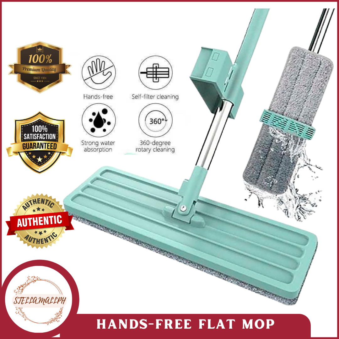 Lazy 2 in 1 Mop 360 Degree Double Sided Flat Floor Mop Artisan