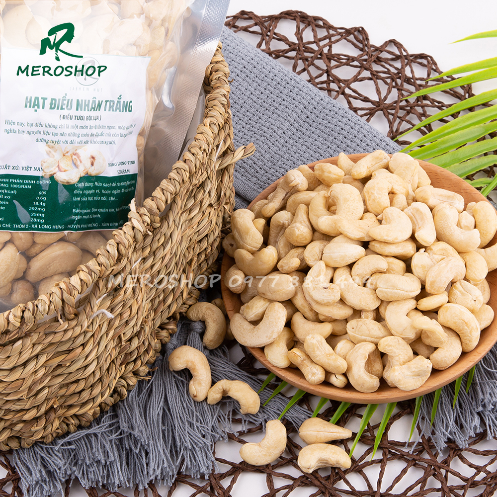 500GRAM HẠT ĐIỀU TƯƠI BÌNH PHƯỚC LÀM SỮA BÁNH...