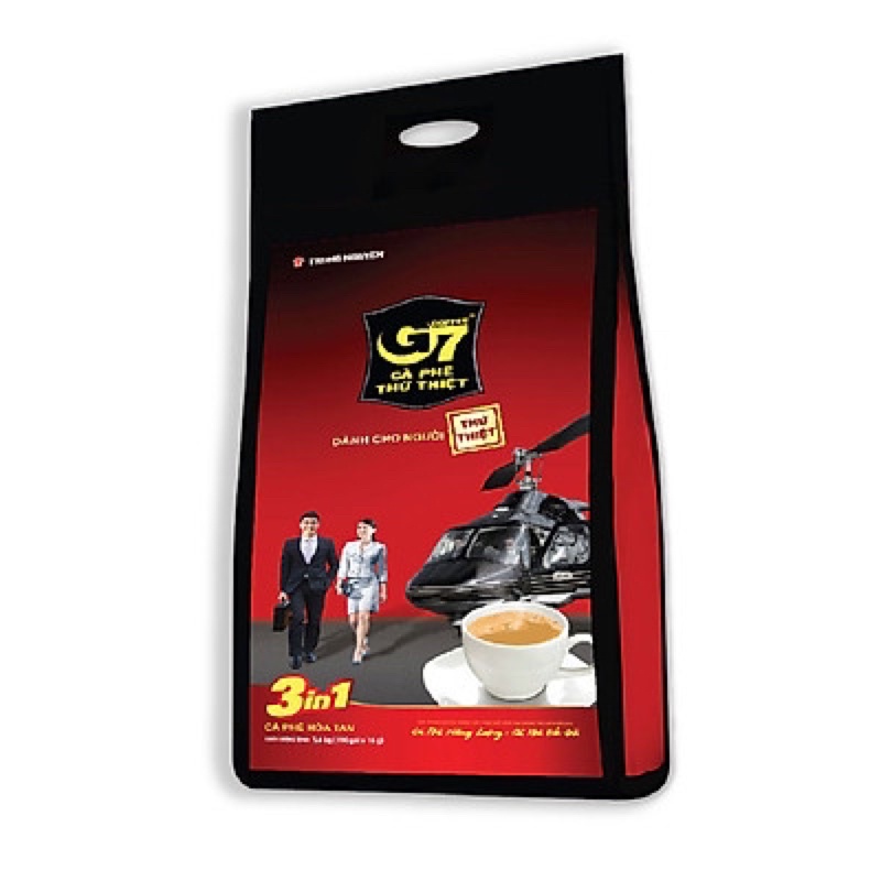 G7B100 - Cà phê Trung nguyên hòa tan G7 3in1 (100 gói*16gr)