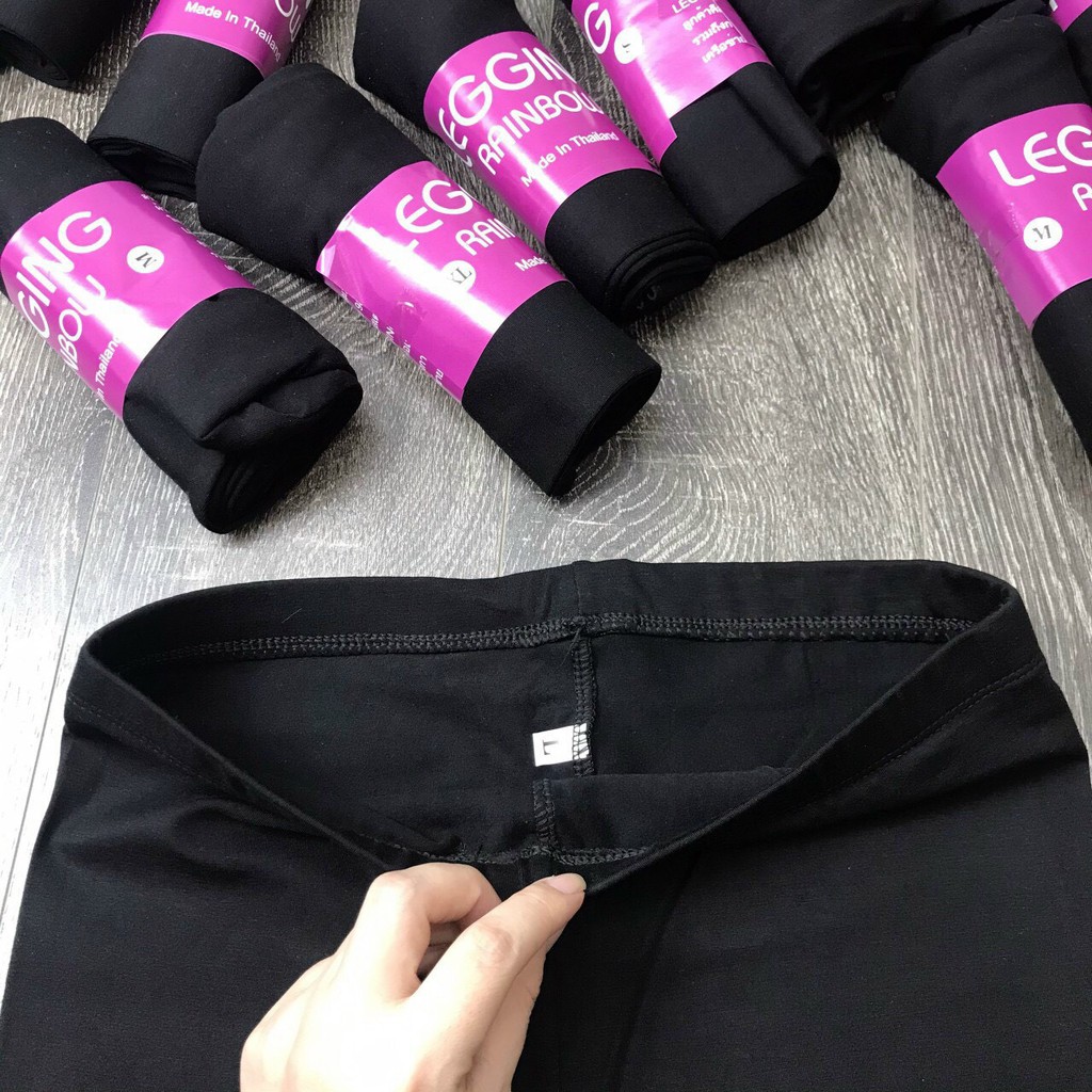 Quần legging nữ cuộn hồng, quần dáng ngố