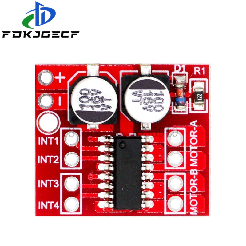 2 DC Motor Drive Module Reversing PWM Speed Dual H Bridge Stepper Motor Mini Victory L298N integrated circuit