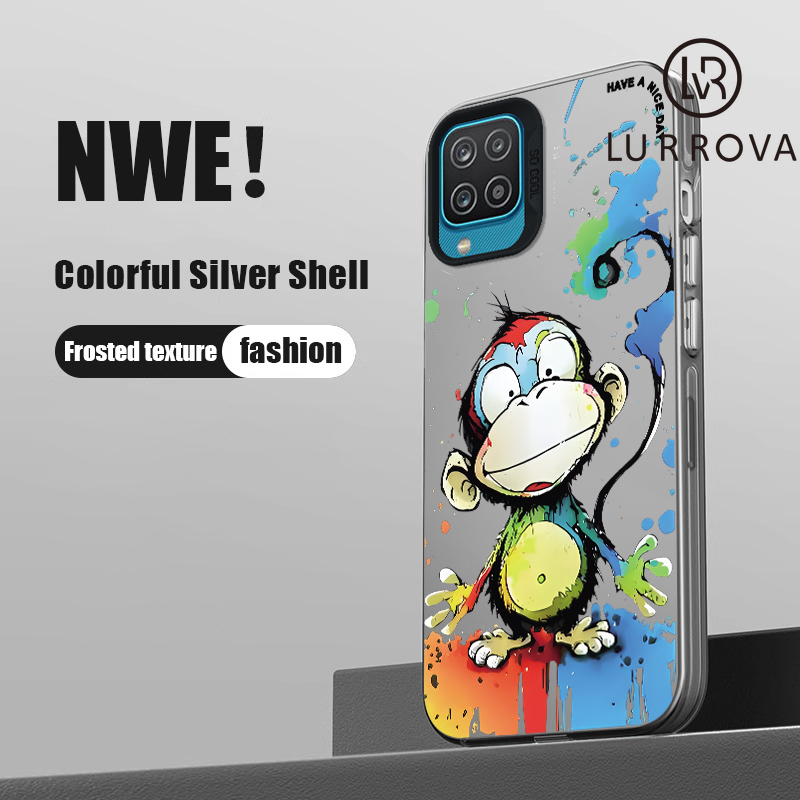 Case Samsung A12 M12 Graffiti Monkey Graffiti Doraemon Graffiti Panda Graffiti Astronaut Graffiti Black Cat Colorful cartoon mobile phone case