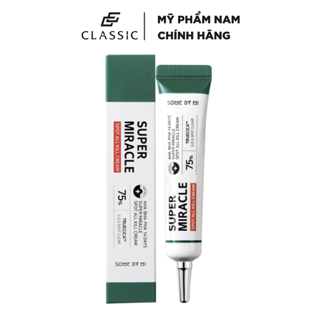 Kem Chấm Mụn Some By Mi Super Miracle Spot All Kill Cream 30ml