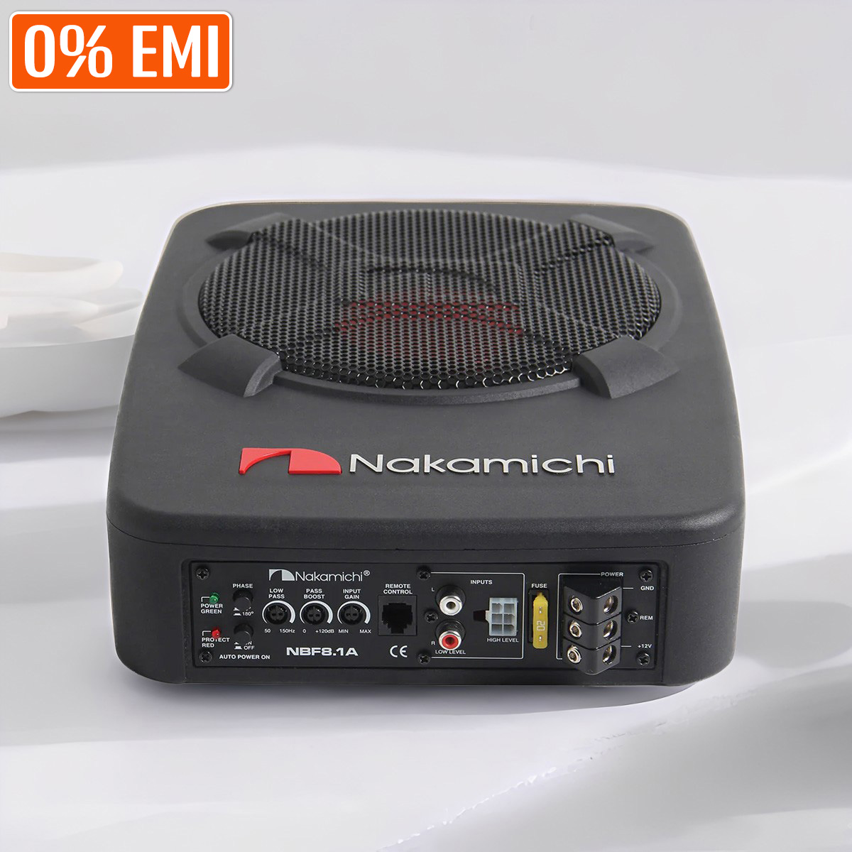 NAKAMICHI NBF8.1A 8INCH UNDERSEAT ACTIVE SUBWOOFER | Daraz.com.bd