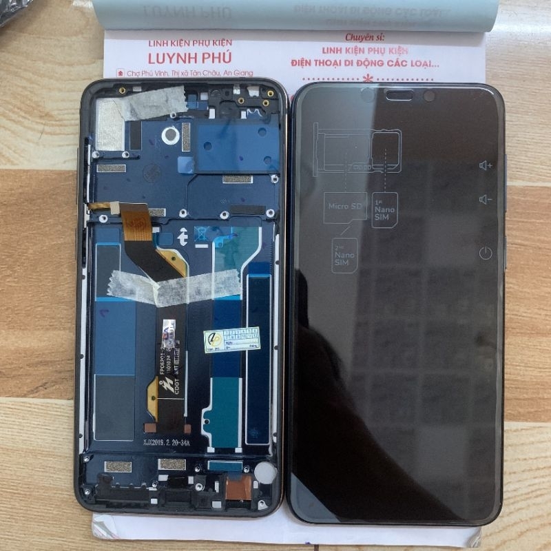 Màn hình vsmart active 1 plus zin khung(ảnh thực tế)