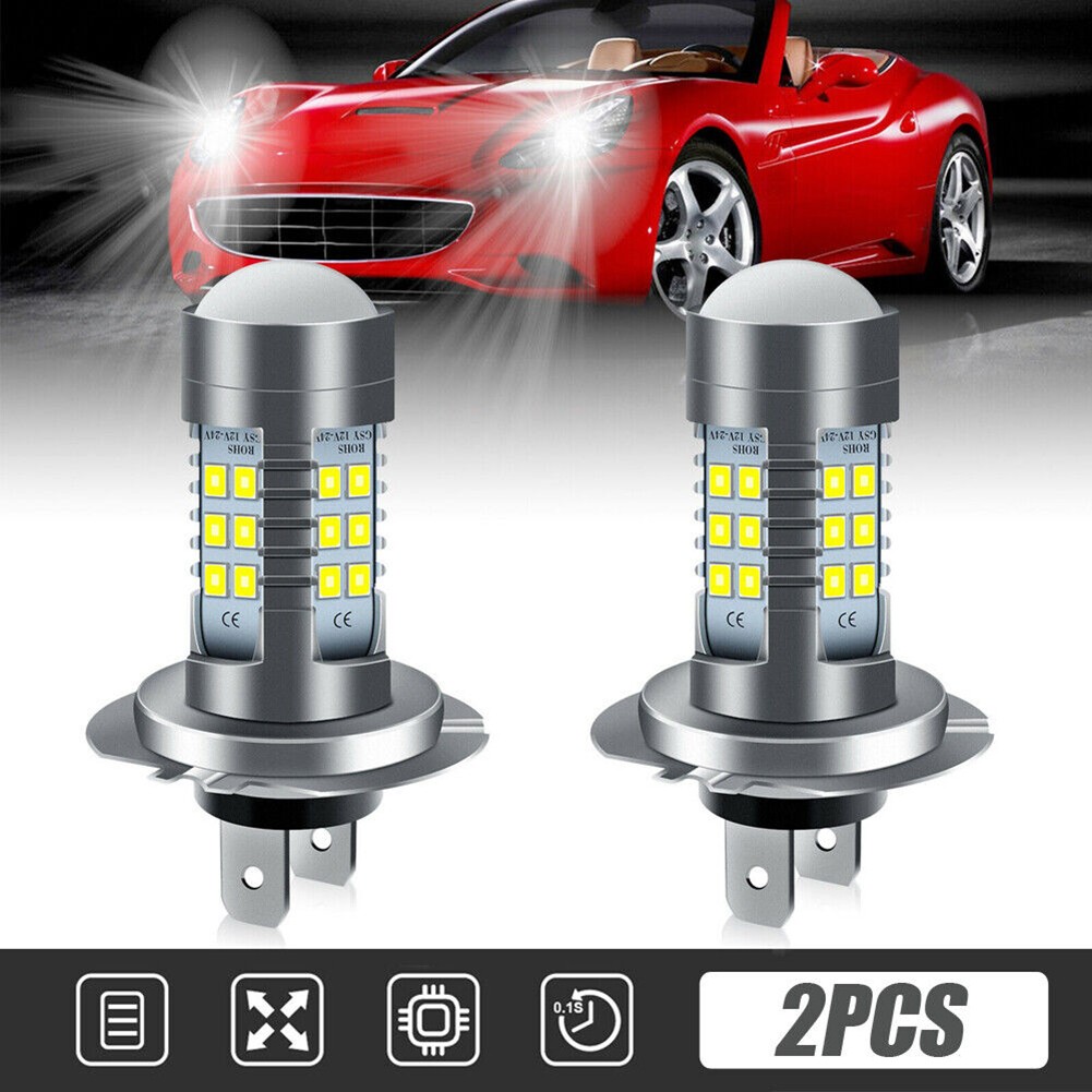 High quality 2x h7 led headlight bulb kit for super bright high/low beam