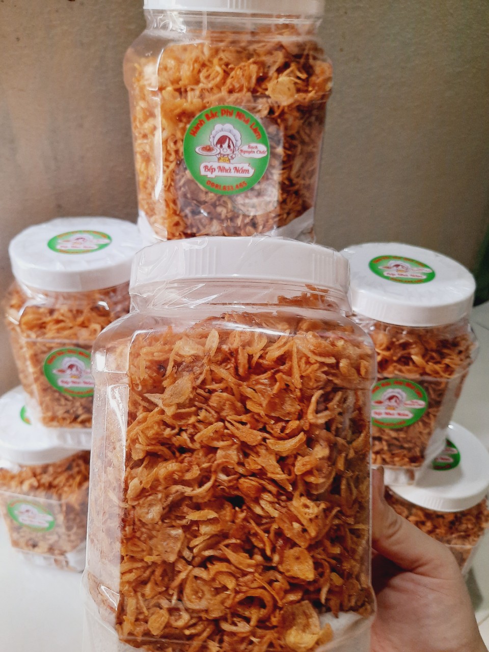 Hành Bắc Phi Khô - Giòn Thơm - Sạch - Không Bột - 1Kg