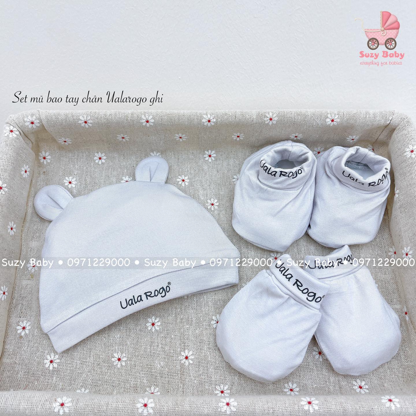 SET MŨ BAO TAY CHÂN UALA ROGO NHIỀU MÀU