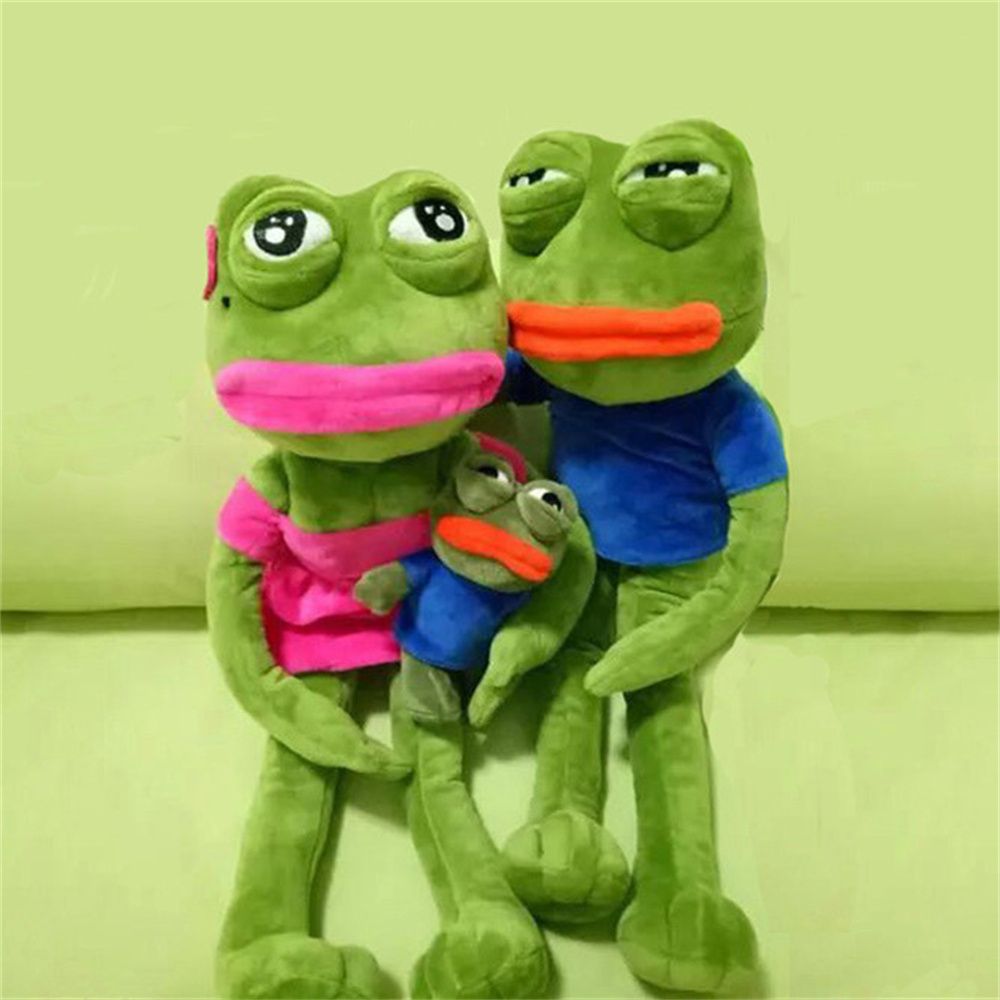 For Birthday GIfts Sad Face Soft 45cm Expression Pepe Frog Sad Frog Stuffed  Pillow Animal | Daraz.com.np