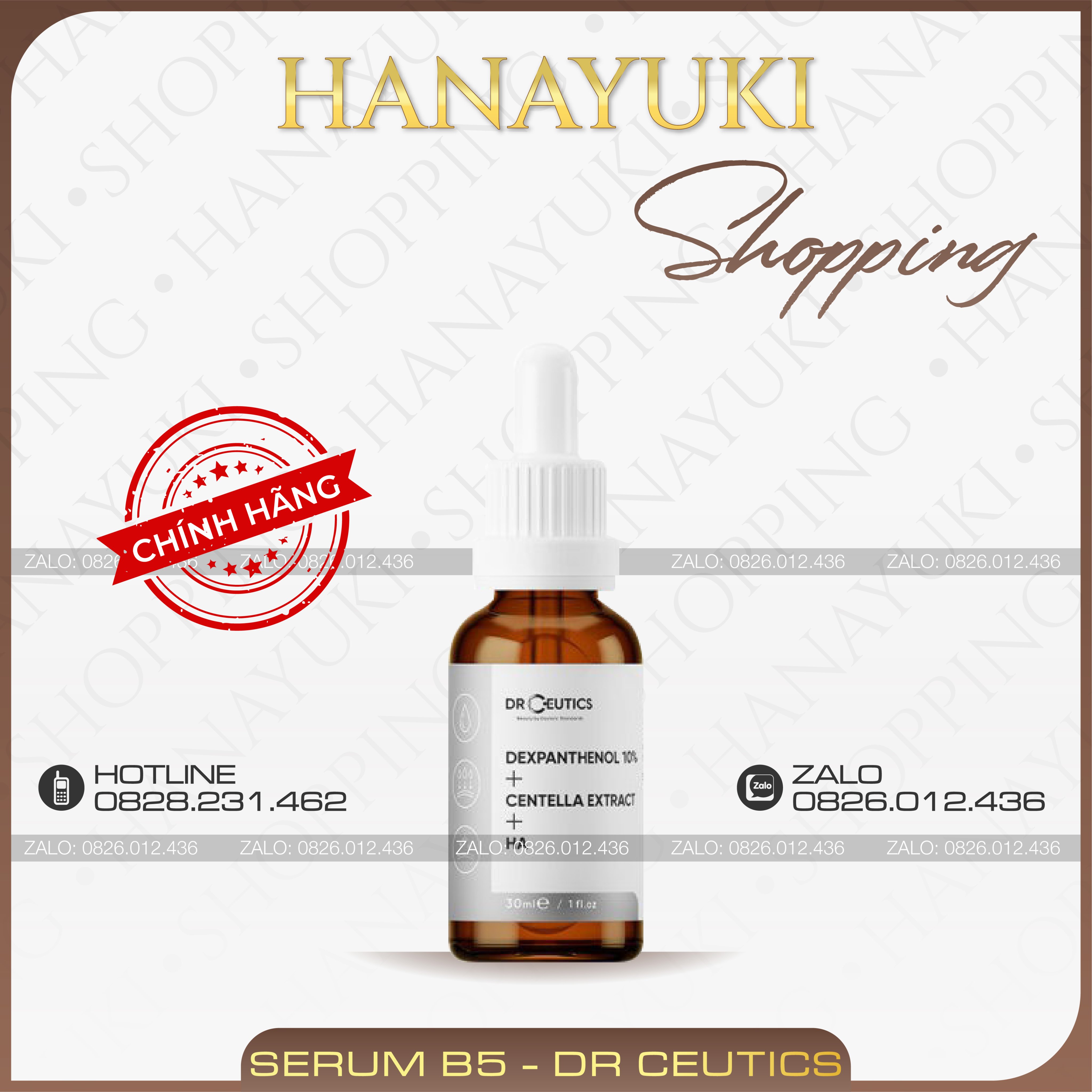Tinh Chất Vitamin B5 Cấp Ẩm Và Phục Hồi Da DrCeutics 30ml