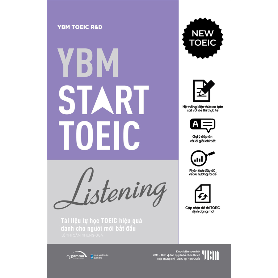Sách - ybm start toeic listening