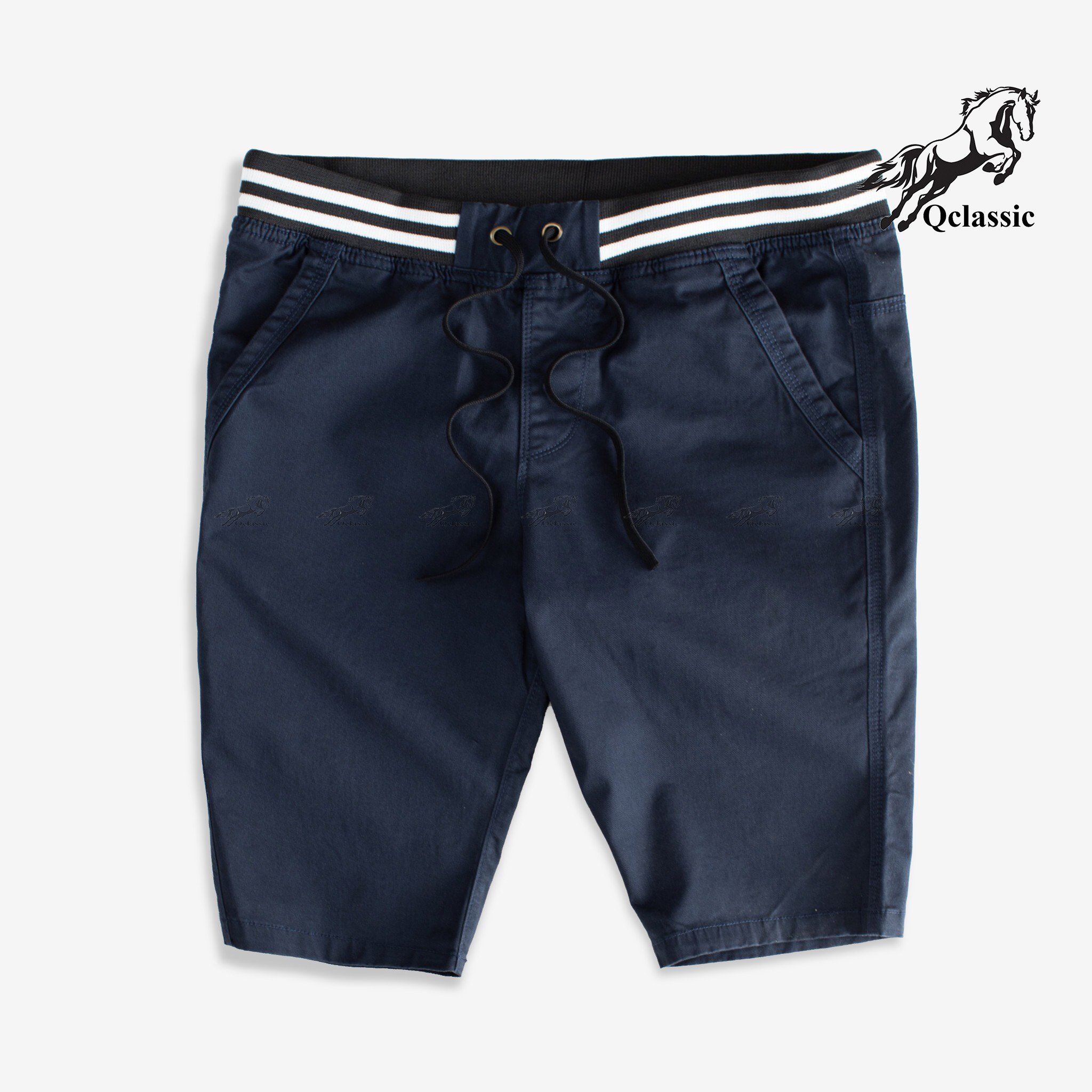 Quần short lưng thun co giãn nam vải co giãn