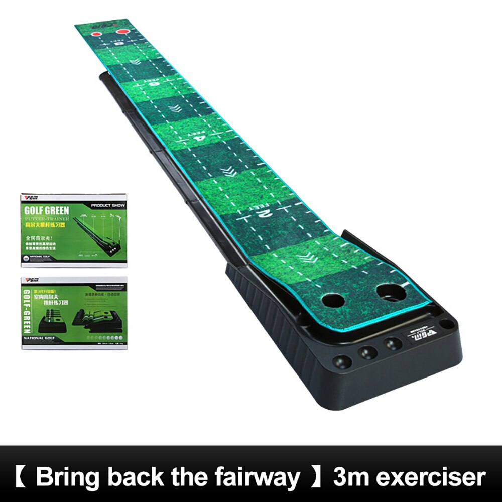 PGM Golf Putter huấn luyện viên 3M Golf đặt Mat Thảm màu xanh lá cây thực hành thiết lập bóng trở lại Mini khu vực lỗ Golf Fairway Mat 골프용품