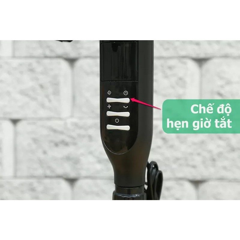 Quạt Đứng 5 Cánh Midea FS40-15QR (Công Suất 55W, Chỉnh Gió 3 Tốc Độ, Có Chức Năng Hẹn Giờ & Điều Khiển Từ Xa)