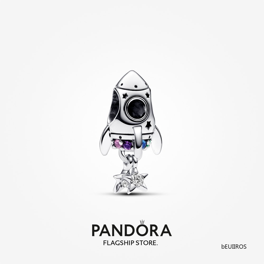 2023 New Pandora Space Love Rocket Charm