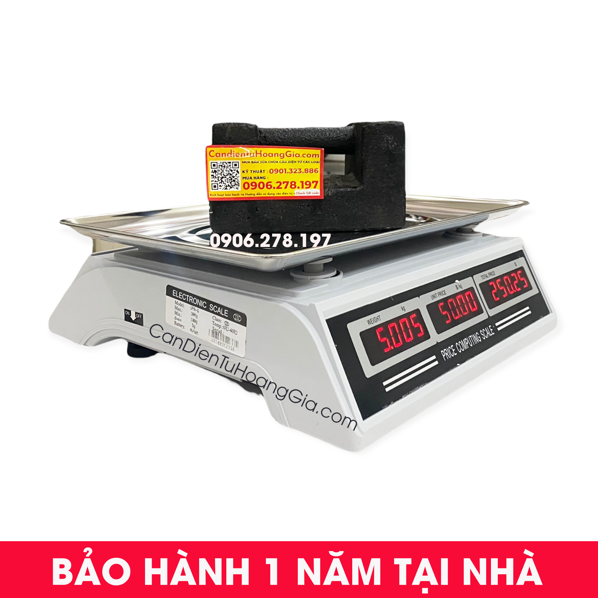 Bán cân điện tử 30KG UTE Chống nước 80%