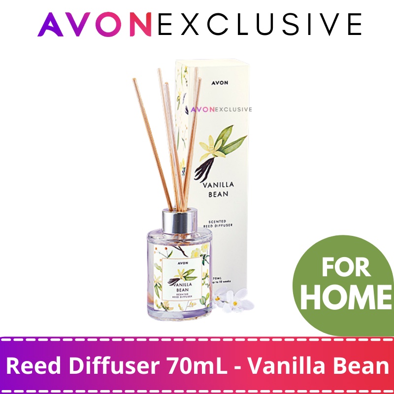 AVON Home Fragrance Reed Diffuser Vanilla Bean 70mL / Scent for Home