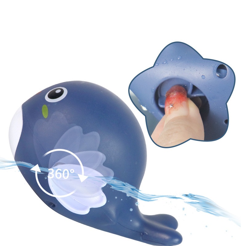 Đồ chơi cá heo dây cót thả bồn tắm vui nhộn cho bé
