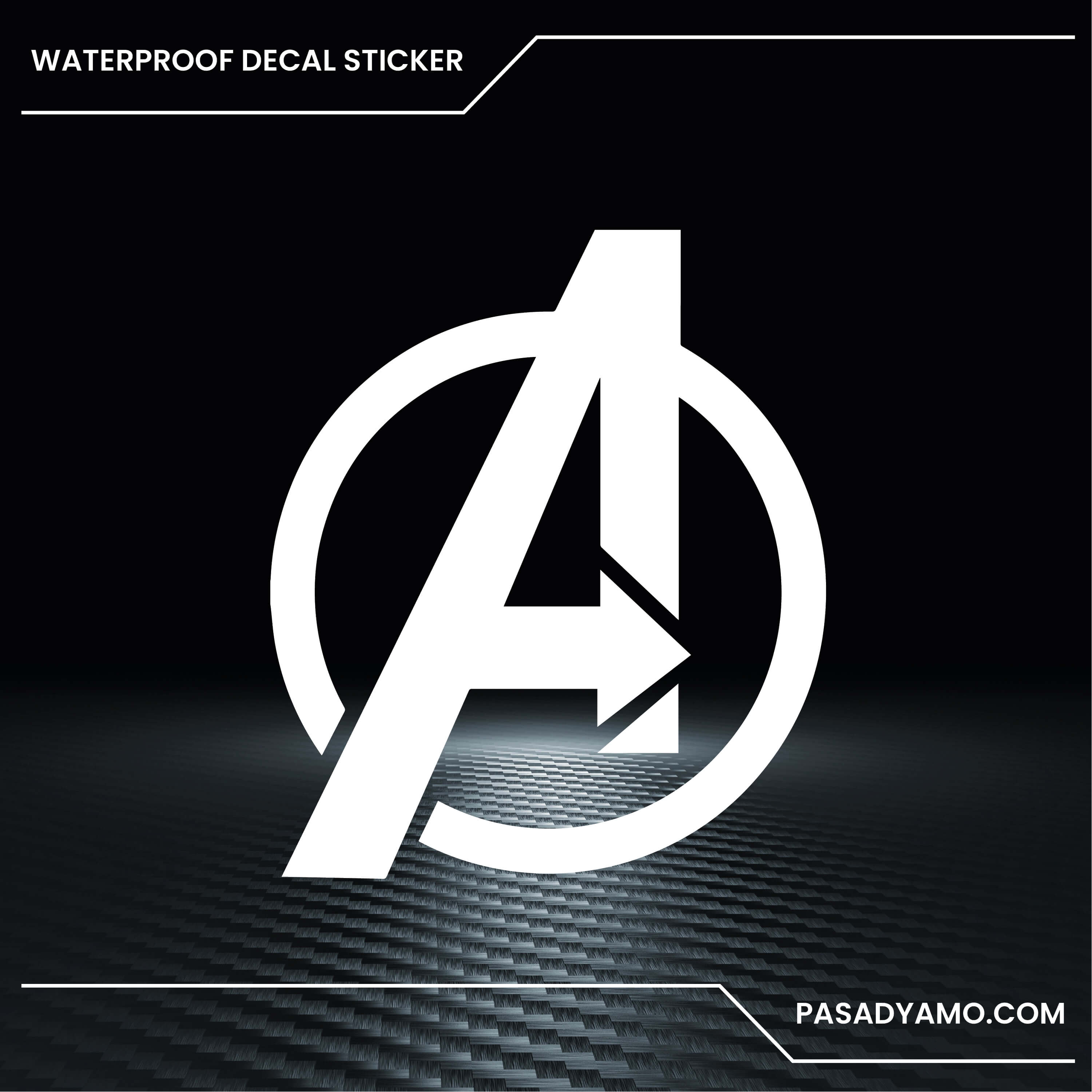 Avengers Logo Decal Sticker for Cars Motorcycles Laptops Skateboards 4