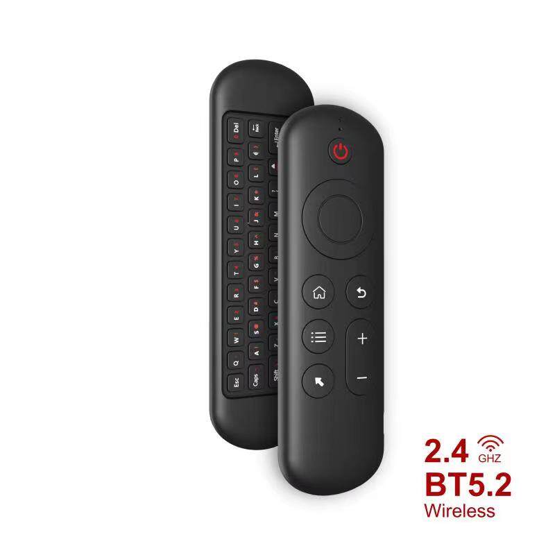 Không khí nhỏ chuột bàn phím không dây 2.4G BT chế độ kép đèn nền điều khiển từ xa cho TV