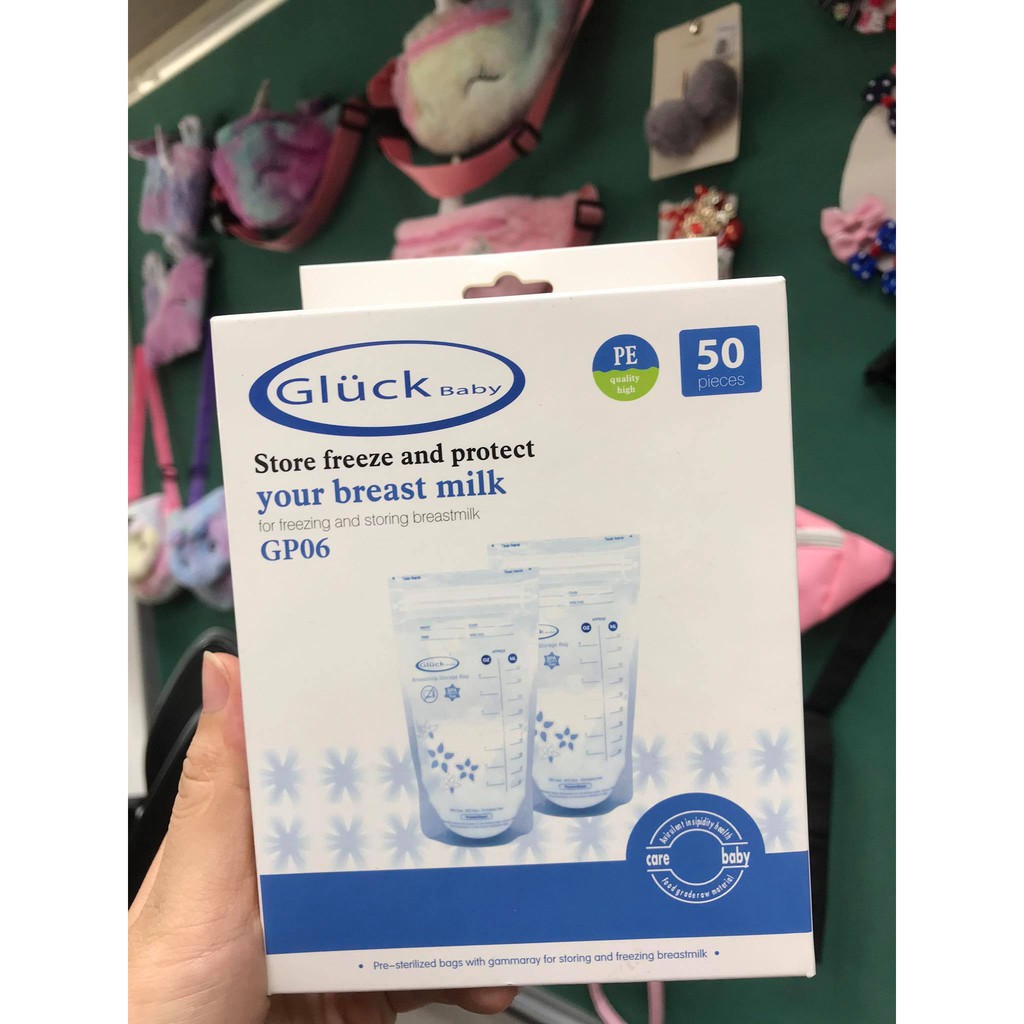 Túi trữ sữa 3D Gluck Baby