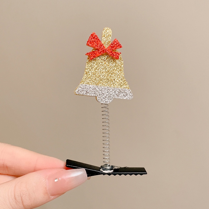 Set 4 kẹp tóc phong cách giáng sinh dễ thương
