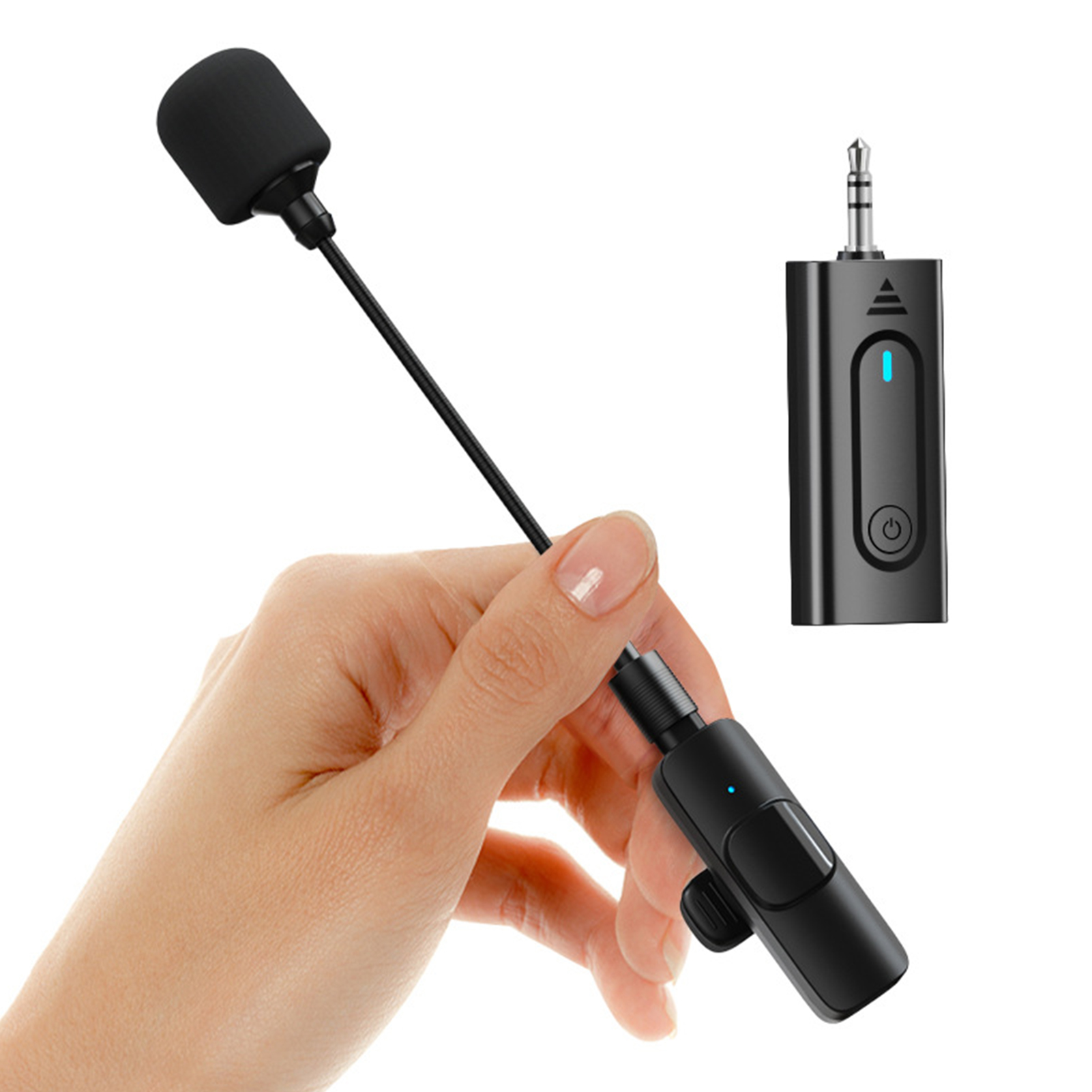 Wireless Microphone Handheld Microphone 2.4g Wireless Headset Microphone Sweatproof Noise Reduction Long Battery Life Ideal for Teaching Presentations and Laptop Speakers Plug and Play Mini Mic