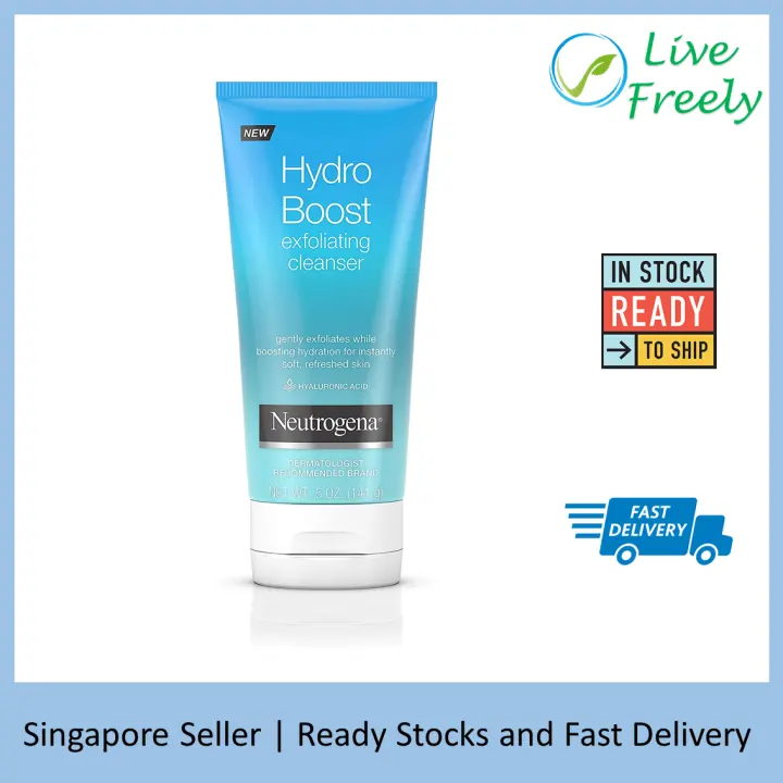 neutrogena hydro boost exfoliating face wash
