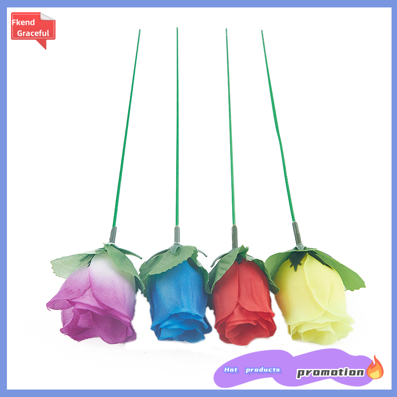 Fkend Magic Trick Rose Fun Present Torches Change Roses Magic Tricks Novelty Surprise
