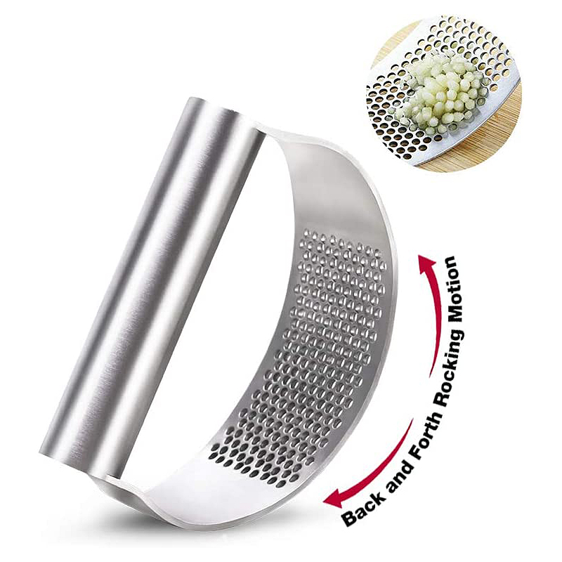 Upgraded Stainless Steel Garlic Press Squeezer Manual Garlic Ginger ...