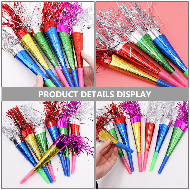 chaoshihui 50Pcs Party Blowers Whistles Funny Blowers Noisemakers for  Graduation New Year