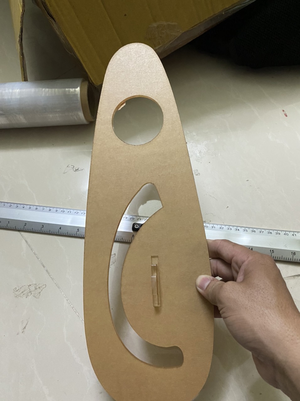THƯỚC PARABOL GỖ SỒI CHO GIÁO VIÊN