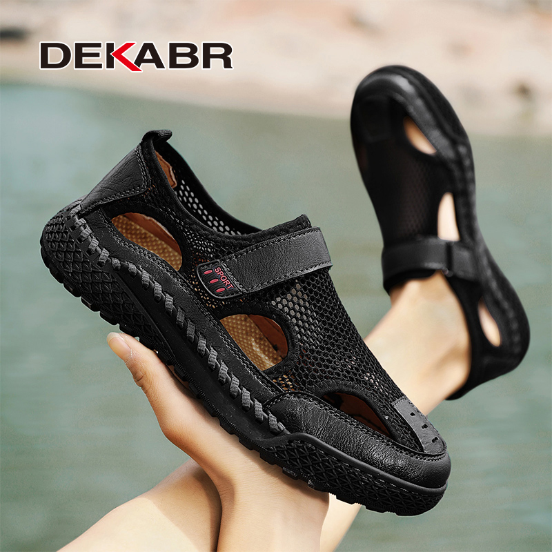 DEKABR%20Fashion%20Casual%20Men%20Shoes%20Mesh%20Upper%20Summer%20Man%20Slip%20On%20Beach%20Sandals%20Breathable%20Outdoor%20Anti-skid%20Sole%20Size%2038-46%20-%20Image%206