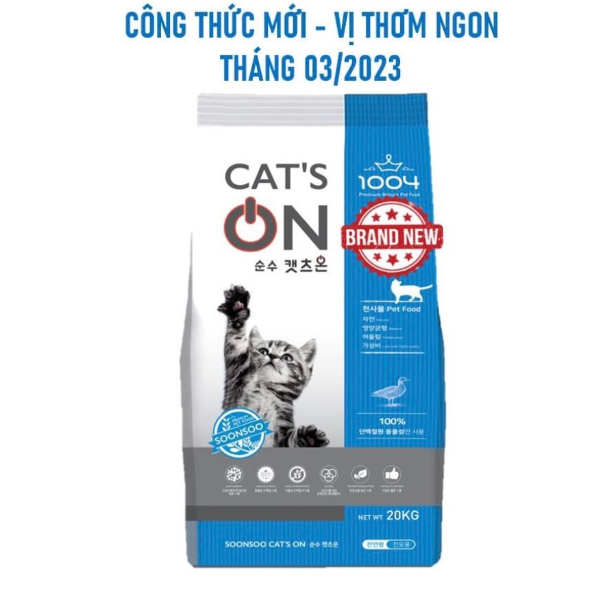[BAO 20kg] Cats On (Hàn Quốc) 🐶 FREE SHIP 🐶 Hạt Cho Mèo Mọi Lứa Tuổi