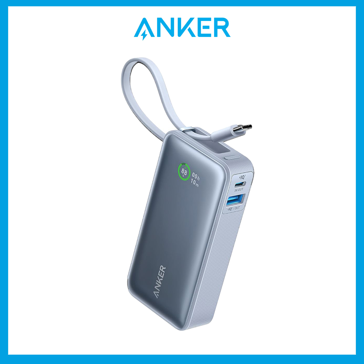 Anker Nano 533 30W Power Bank with built-in USB-C cable review